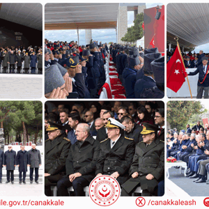 Çanakkale Zaferi’nin 110. yıl dönümünde, Şehitler Abidesi’nde düzenlenen törende Aziz Şehitlerimizin Kıymetli Aileleri ve Kahraman Gazilerimizle Bir Araya Geldik. - fotoğraf 3