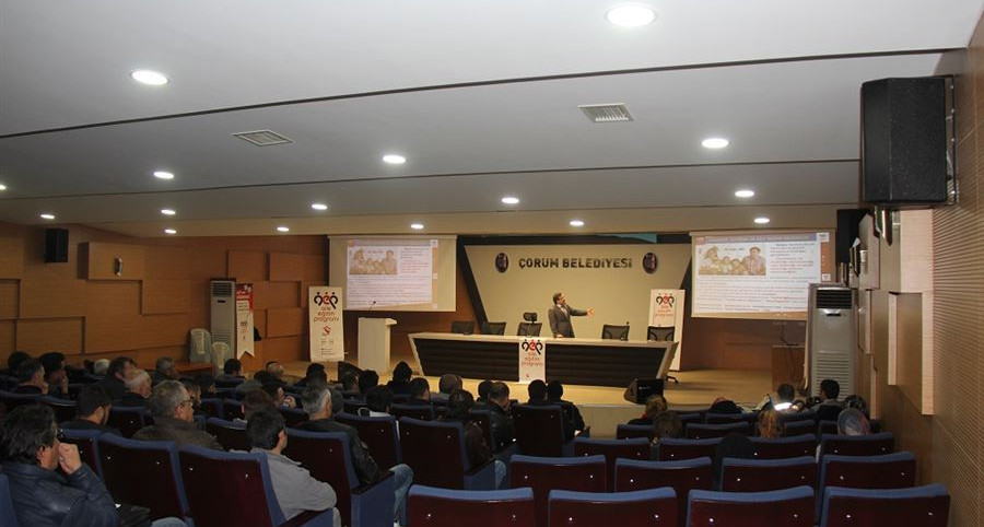 Çorum’da Aile Eğitim Programı (AEP) kapsamında bin 128 kişiye eğitim verildi.