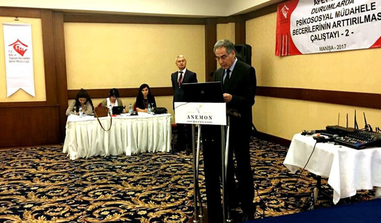 “Afet ve Acil Durumlarda Psikososyal Müdahale Becerilerini Arttırma Hizmet İçi Eğitim Programı” Manisa'da Başladı