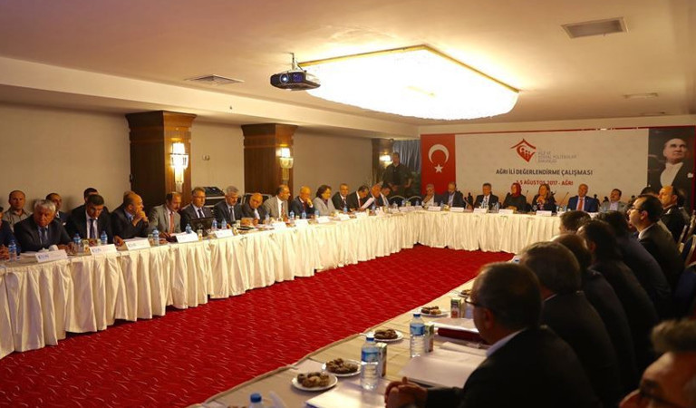 Ağrı İli Değerlendirme Çalışması düzenlendi.