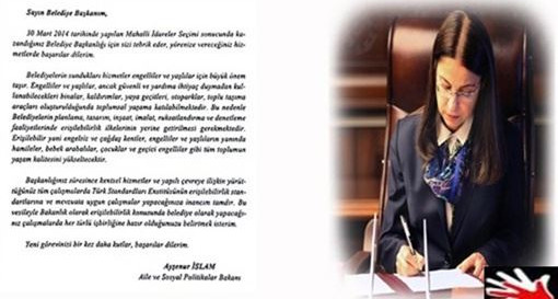 Bakan İslam'dan Belediye Başkanlarına Erişilebilirlik Mektubu