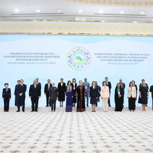 Bakanımız Göktaş, Türkmenistan'da "Çocukların Yararına Uluslararası İlişkilerin Geliştirilmesi Konferansı"na katıldı - fotoğraf 2