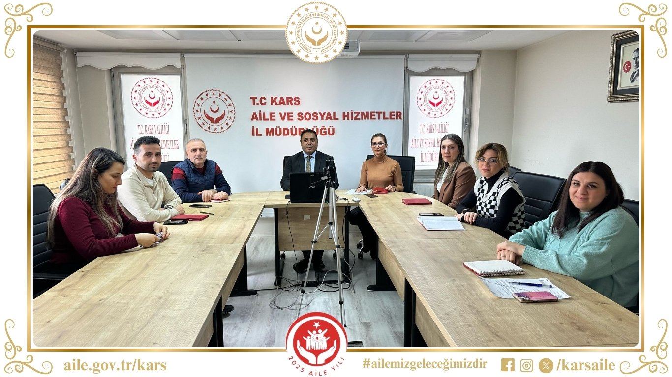 2025 Aile Yılı kapsamında ilimizce gerçekleştirilen faaliyetlerin değerlendirilme toplantısı yapıldı.