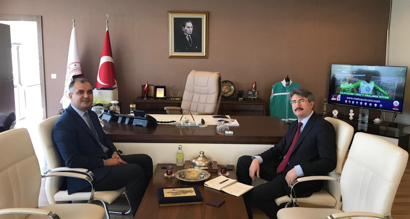 EYHGM  Dr. Orhan Koç Ankara Aile, Çalışma ve Sosyal Hizmetler İl Müdürü Bestami Erkoç’la  Görüştü