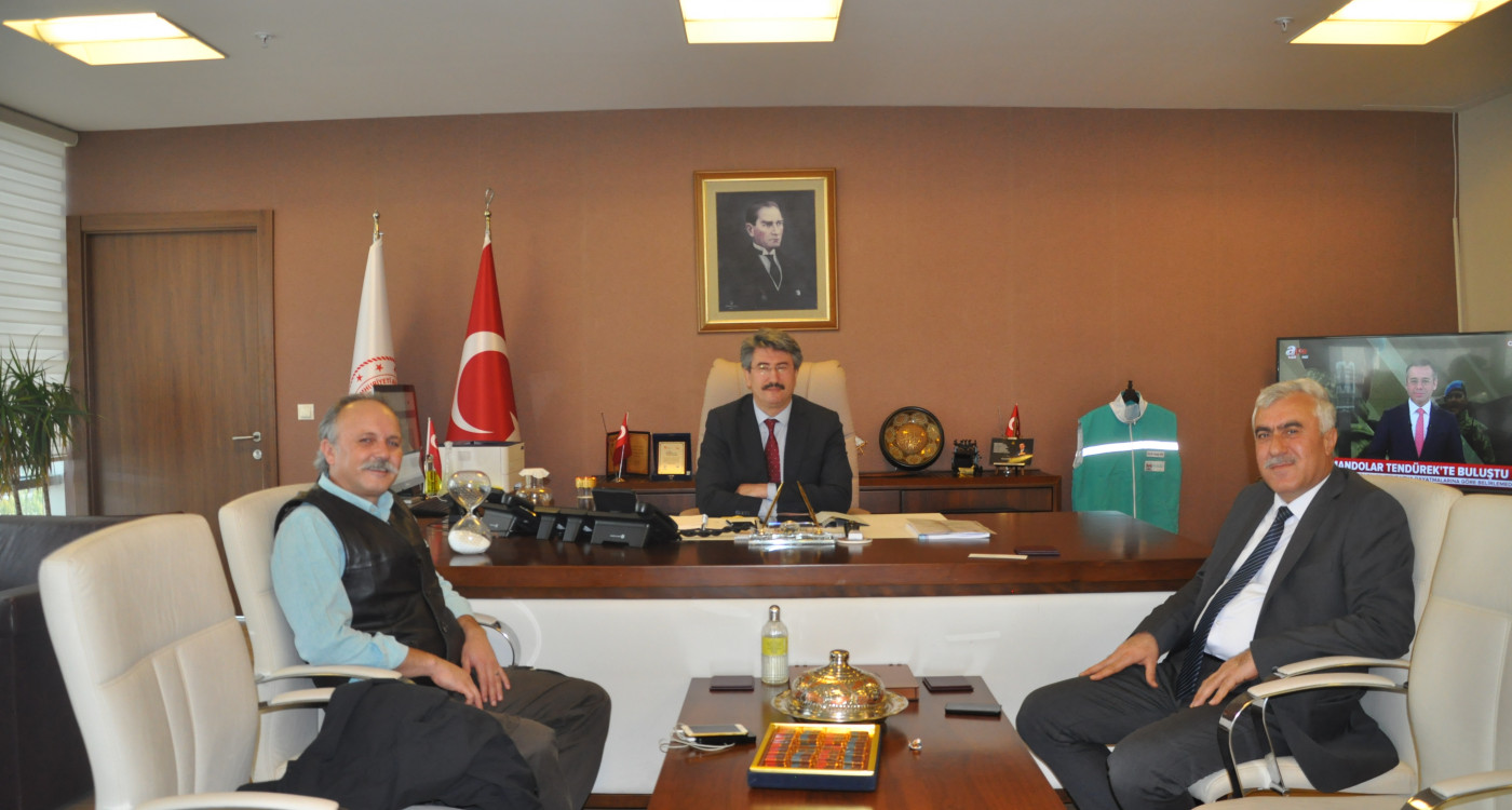 EYHGM Dr. Orhan Koç, ORKÖY Daire Başkanı Ahmet Başkan’la Görüştü