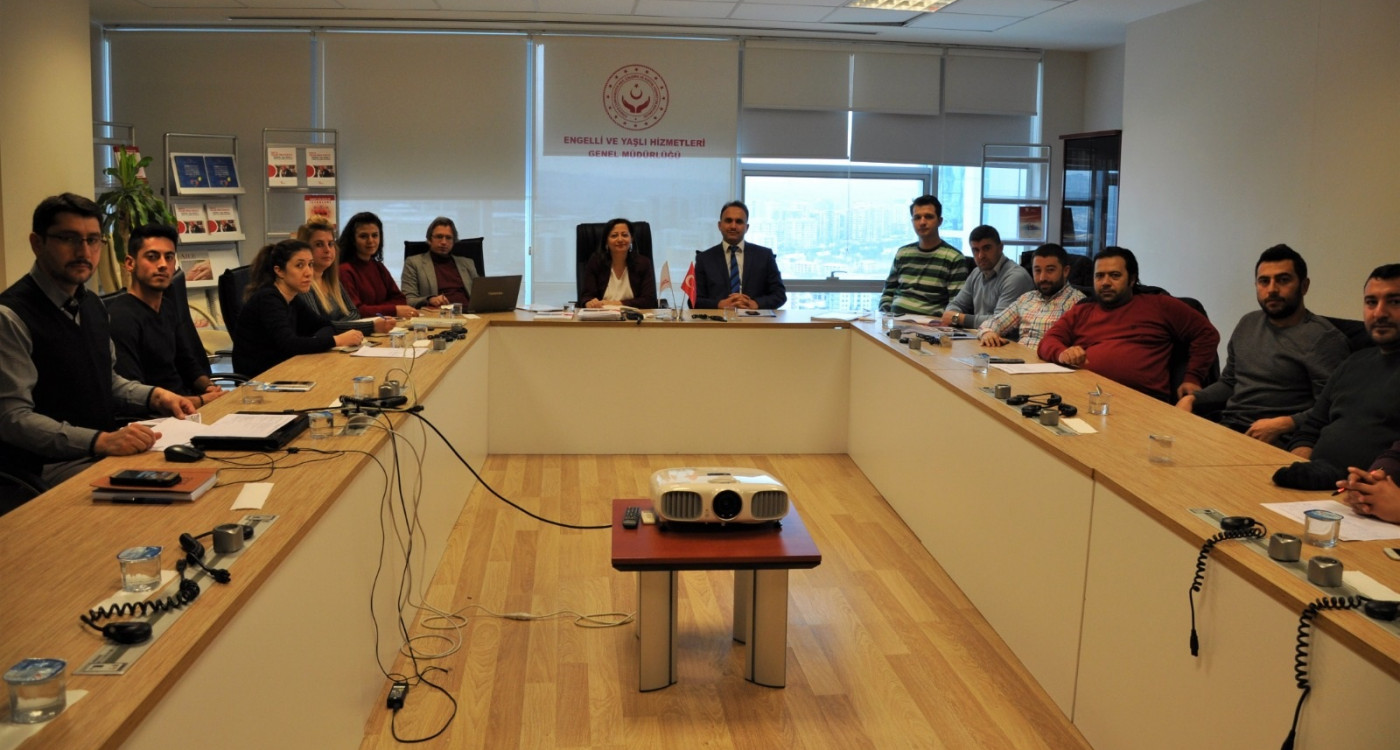 Ankara Büyükşehir Belediyesi Fen İşleri Daire Başkanlığı – Kaldırım Yapım ve Bakım Onarım Şube Müdürlüğü İle Erişilebilirlik Toplantısı Yapıldı