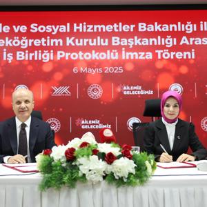 Aile ve Sosyal Hizmetler Bakanlığı ile YÖK arasında "Aile Yılı" kapsamında iş birliği protokolü imzalandı - fotoğraf 1