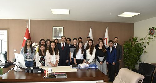 Genel Müdürümüz Güven TEOG’da Başarılı Olan Çocuklarımızı Makamında Kabul Etti