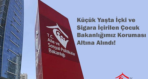 Sosyal medyada içki ve sigara içirilirken görüntüleri yayınlanan çocuğumuz bulundu ve Bakanlığımız tarafından koruma altına alındı