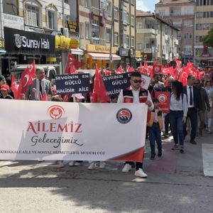 15 Mayıs Aile Haftası kapsamında, kortej yürüyüşü düzenlendi. - fotoğraf 2