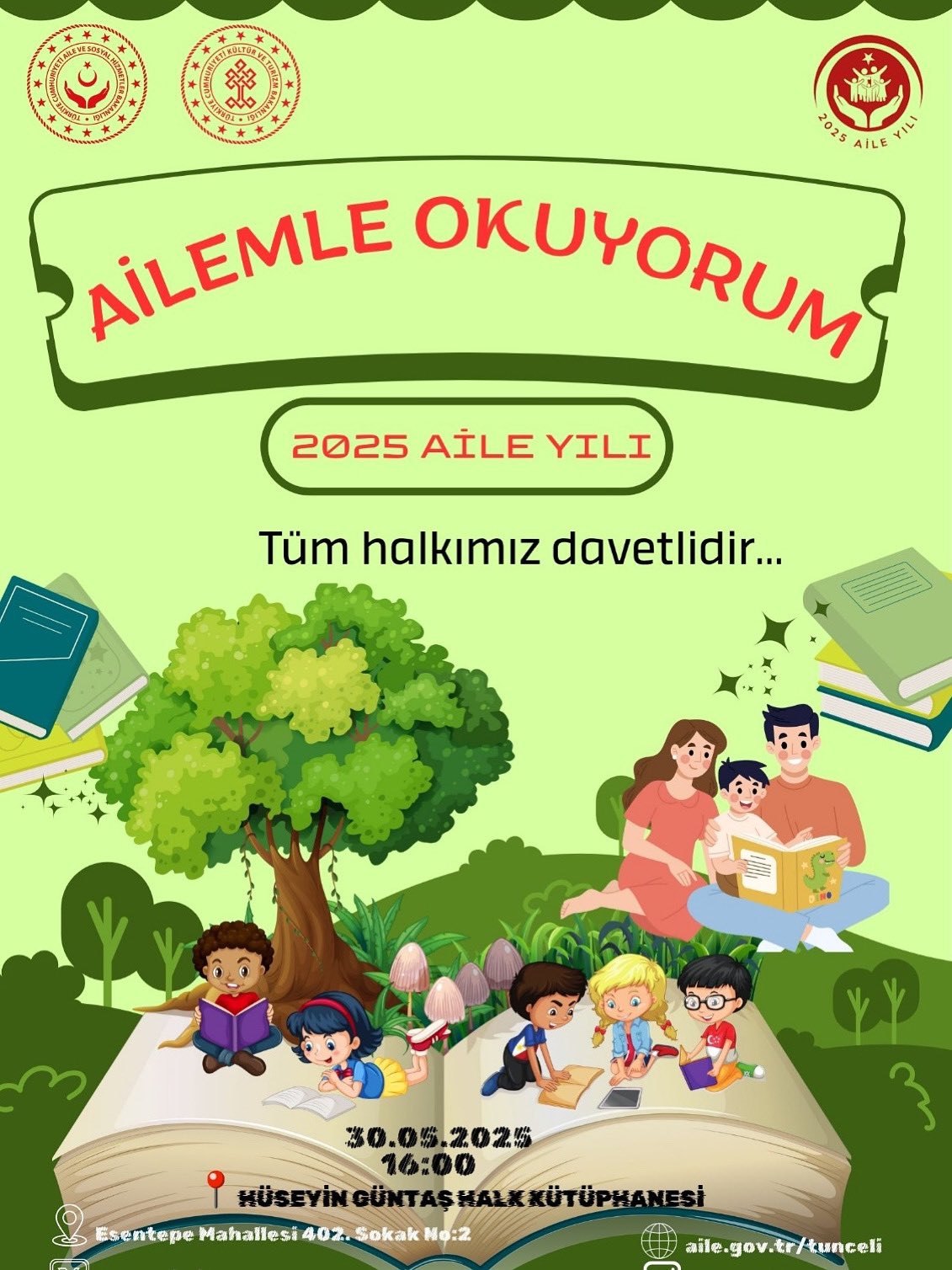 'Ailemle Okuyorum' Etkinliği