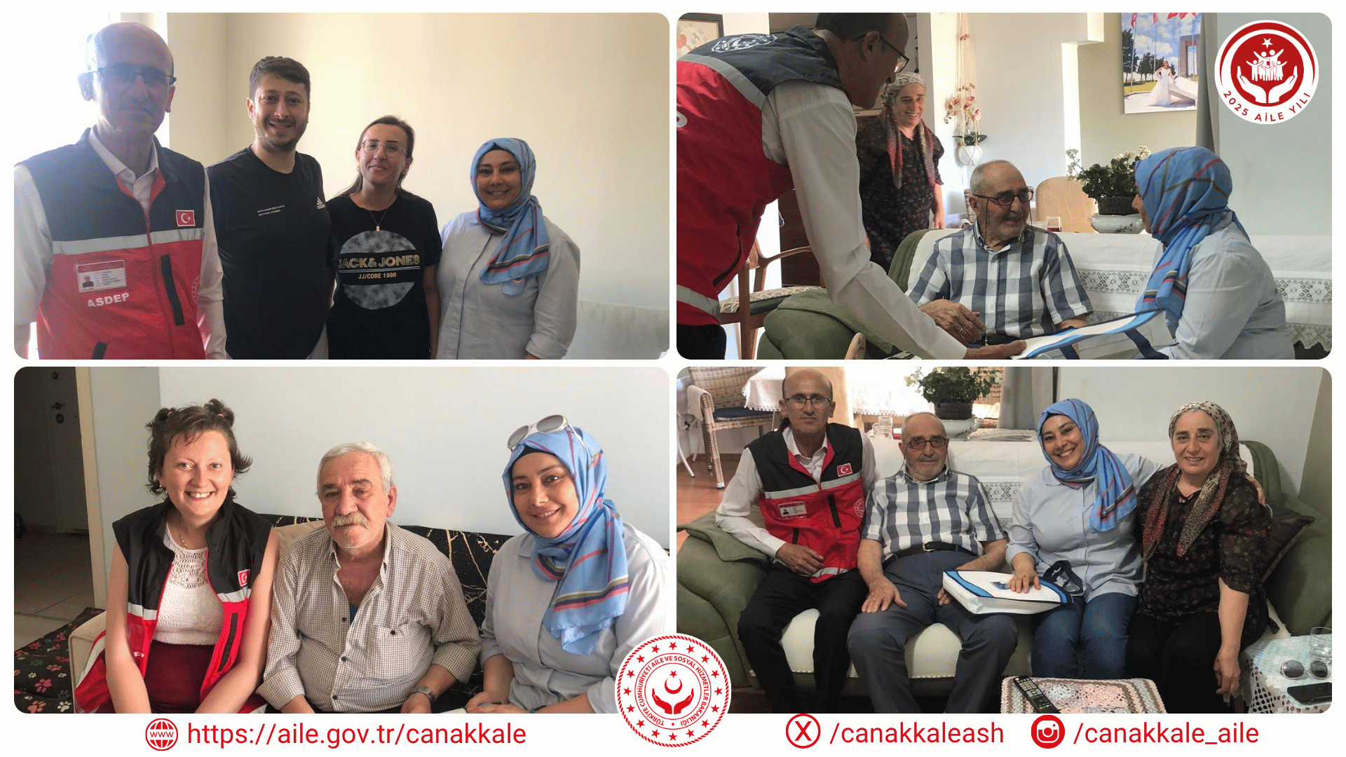 Çanakkale SHM’den Gazilerimize Bayram Ziyareti