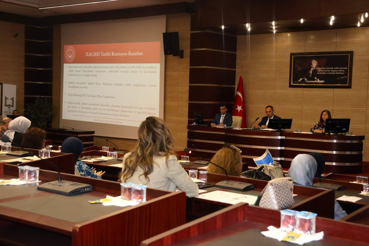Kadına Yönelik Şiddetle Mücadele İl Koordinasyon, İzleme ve Değerlendirme Komisyon Toplantısı