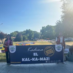 664. Tarihi Kırkpınar'da Kadına Şiddetle Mücadele Kapsamında Broşür Dağıtıldı. - fotoğraf 5