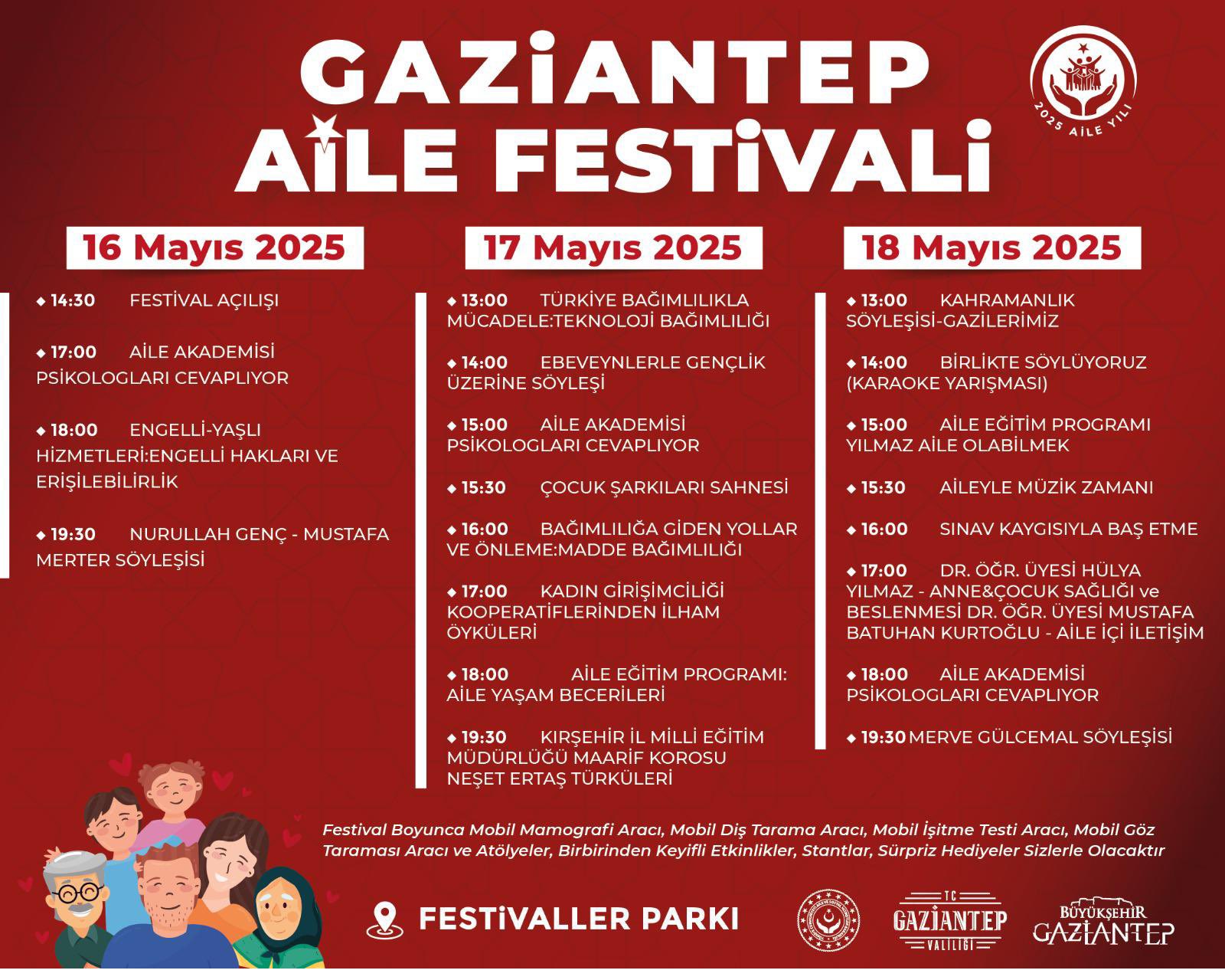 Aile Yılı Coşkusunu Hep Birlikte Yaşayalım! Gaziantep, Aile Festivali’ne Hazırlanıyor