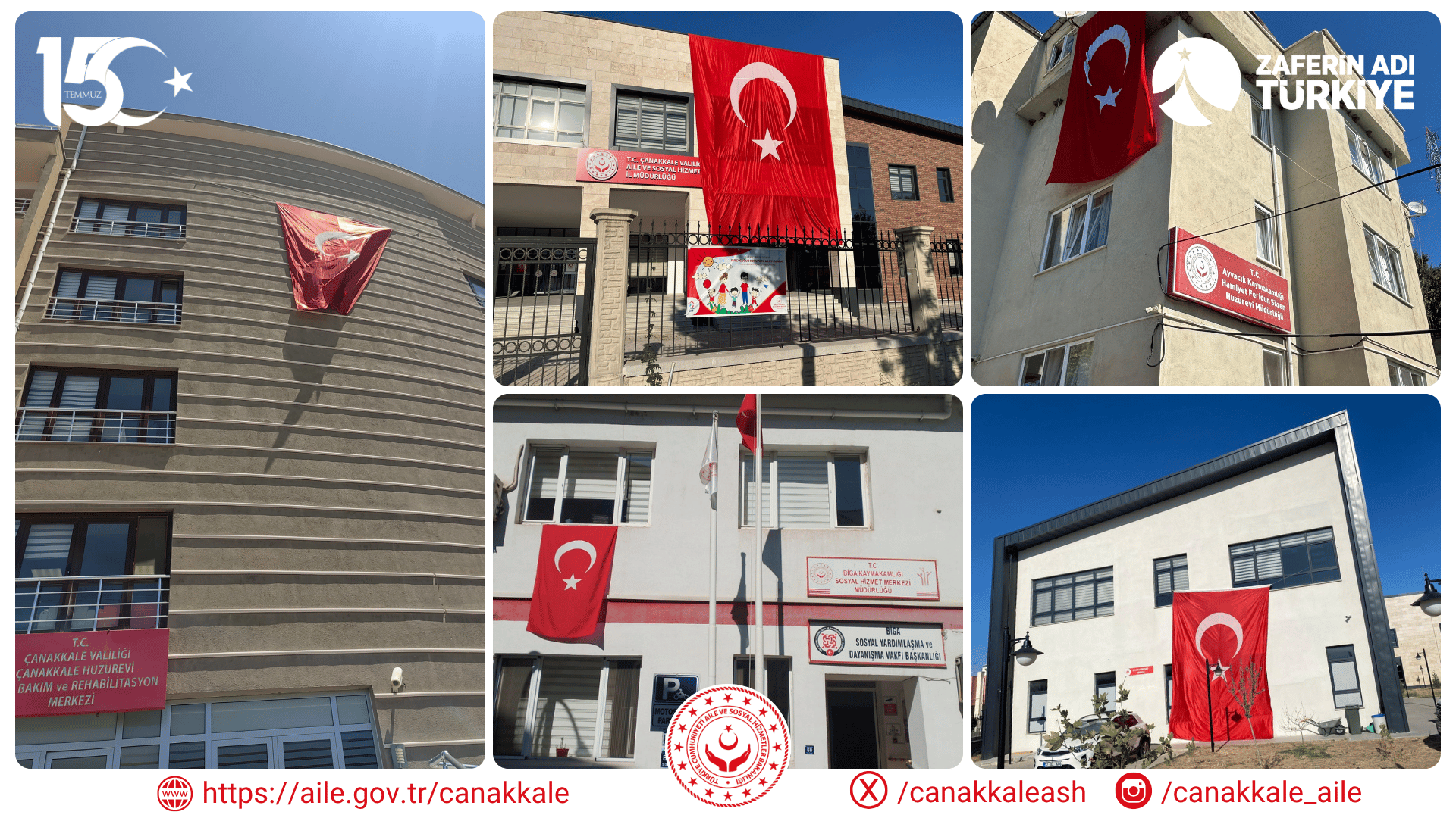 Kuruluşlarımızı Ve Çocuk Evlerimizi Ay Yıldızlı Şanlı Bayrağımızla Donattık