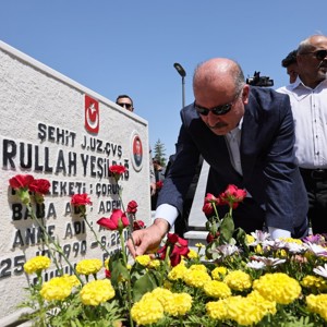 15Temmuz Demokrasi ve Milli Birlik Günü Kutlamaları Kapsamında Çorum Şehitliğinde  Düzenlenen Anma Programı - fotoğraf 2