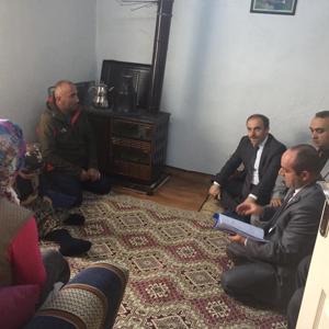 Taşkesen Köyünde İkamet Eden ve  Evde Bakım Hizmetinden Faydalanan 3 Ailemizi Ziyaret Ettik - fotoğraf 1