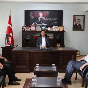 İl Müdürümüzden Dinar Kaymakamlığı'na Yeni Atanan Hasan Uğuz'a Ziyaret - fotoğraf 1