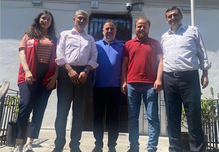 İl Müdürümüz Dr.Hüseyin Mollaoğlu Gazi Emre Kudaş’I Görev Yapmakta Olduğu Kültür Varlıklarını Koruma Bölge Kurulu Müdürlüğünde Ziyaret Etti.