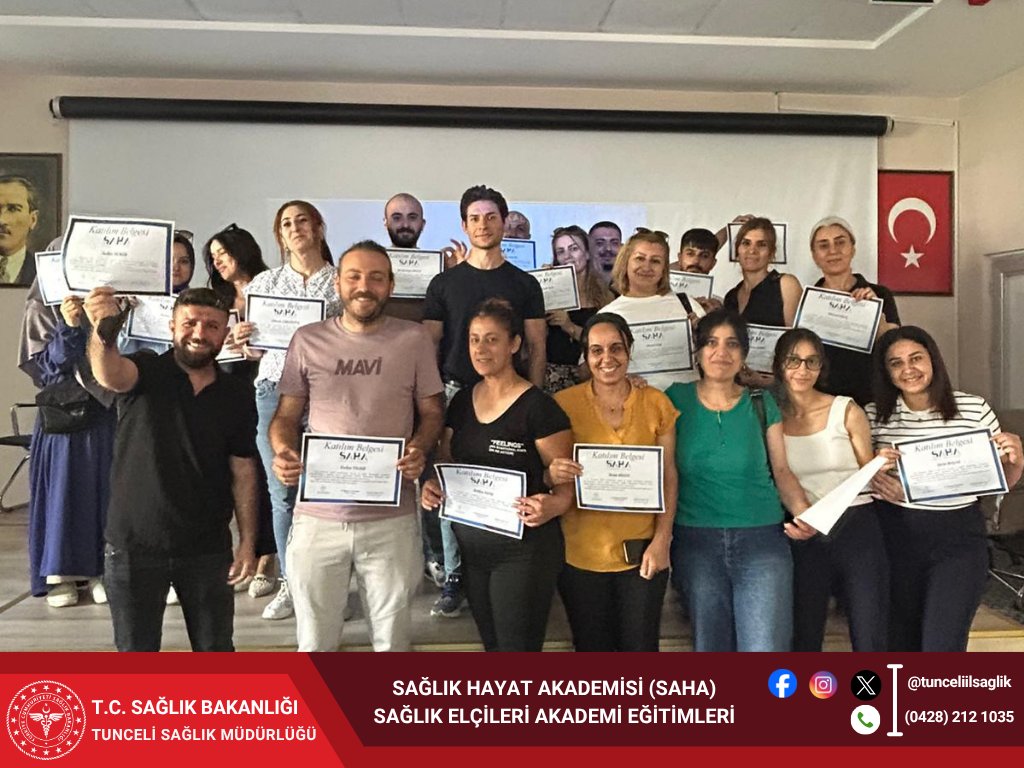 Sağlık Hayat Akademisi (SAHA) Sağlık Elçileri Akademi Eğitimi
