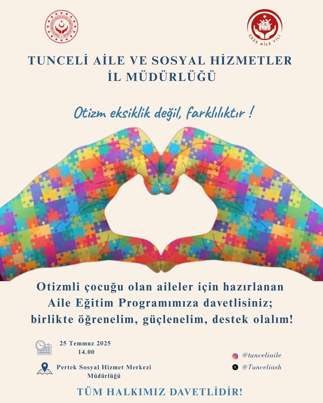 Otizm Spektrum Bozukluğu Olan Çocukların Ailelerine Yönelik Aile Eğitim Programı Eğitimi