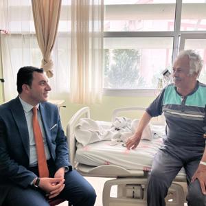 Kahraman Şehidimiz Osman Gündüz'ün Kıymetli Babası'nı Hastanede Ziyaret - fotoğraf 2