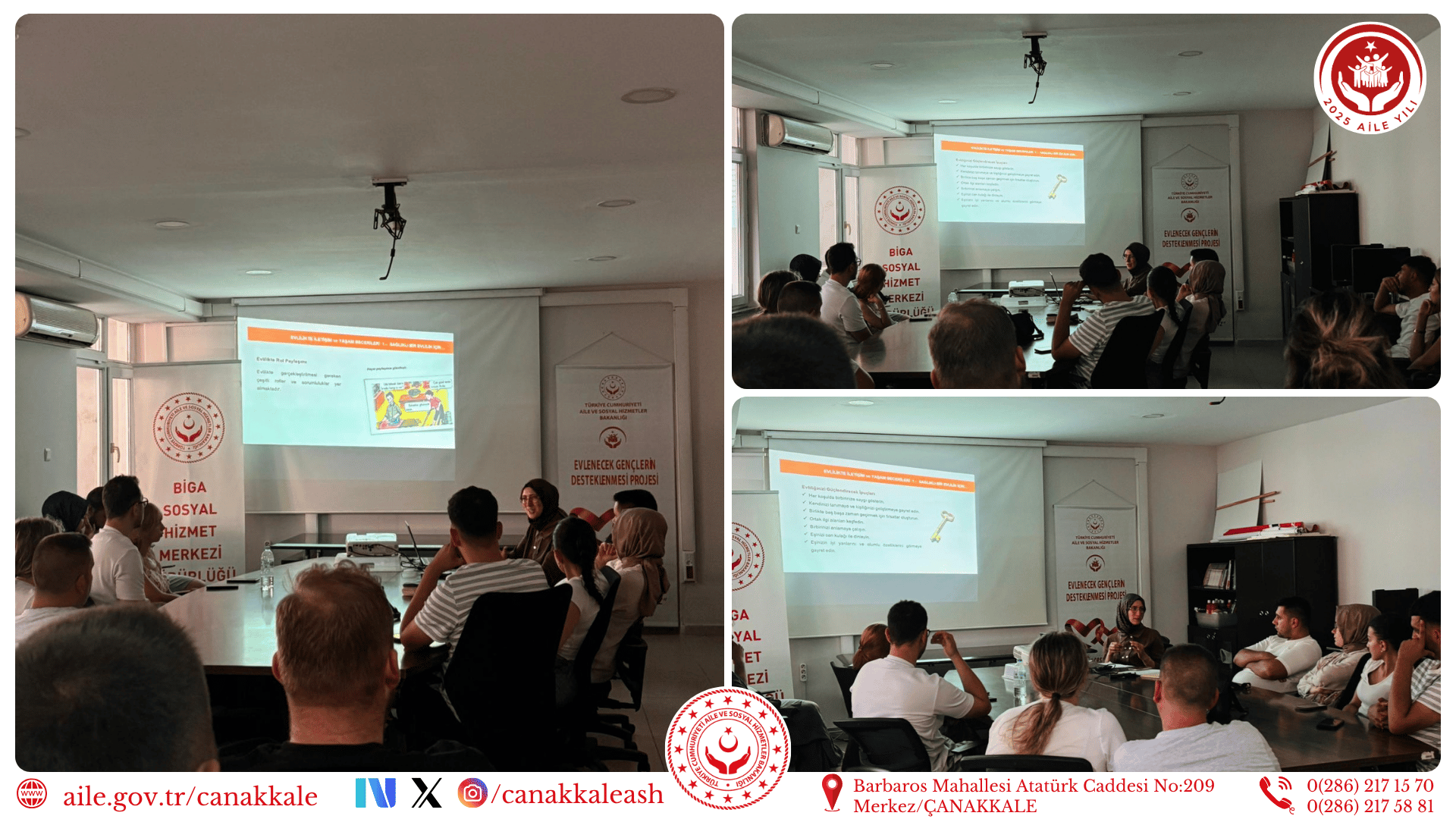 📍 Evlilik Öncesi Eğitim Programı Gerçekleştirildi