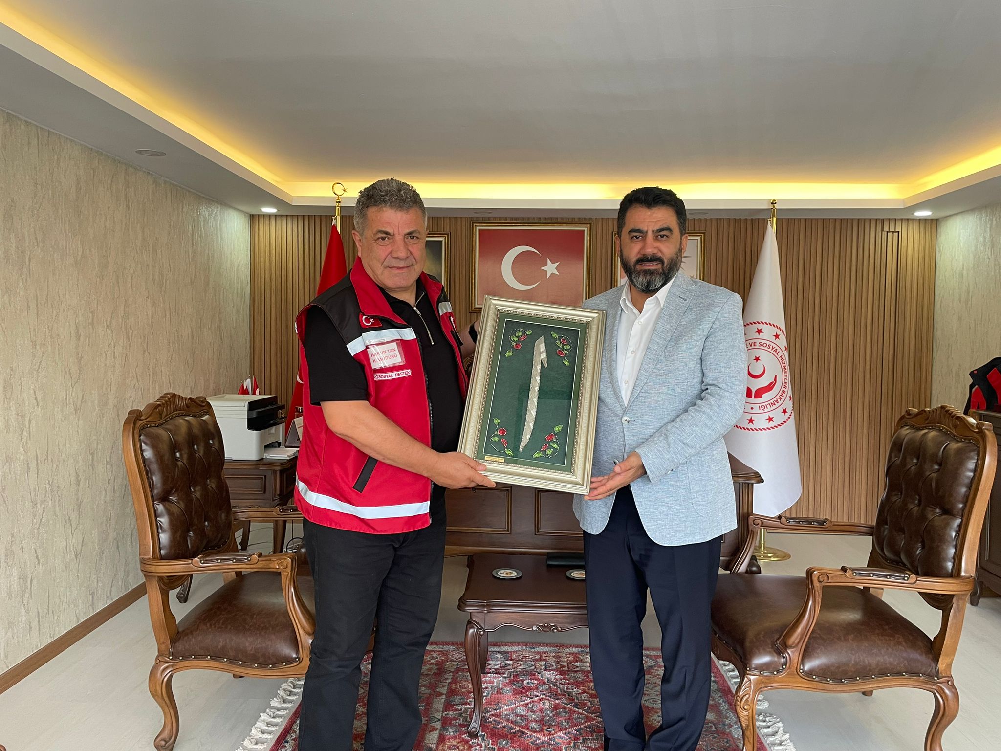 Cumhurbaşkanlığı Atama Kararı ile Trabzon İl Müftüsü olarak atanan Ordu İl Müftüsü Dr. İsmail Çiçek, İl Müdürümüz Harun Tan’a veda ziyaretinde bulundu.