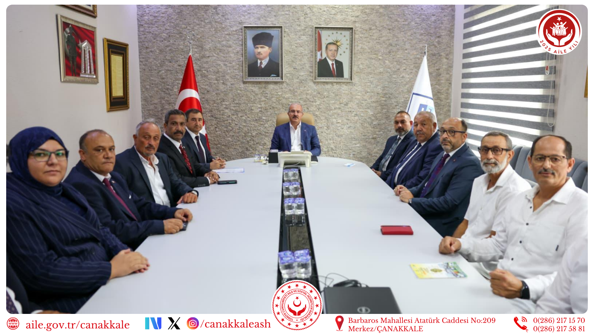 📍 Valimiz Sayın Doç. Dr. Ömer TORAMAN Makamında Ziyaret Edildi