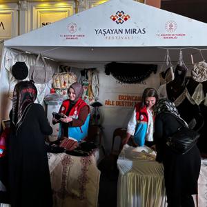 ERZİNCAN'DA ADEM ÜRÜNLERİ "YAŞAYAN MİRAS FESTİVALİ"NDE SERGİLENDİ - fotoğraf 2