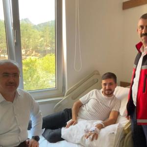 Terörle Mücadele Gazisi ve Mesai Arkadaşımız Bülent Mesci’ye Ziyaret - fotoğraf 2