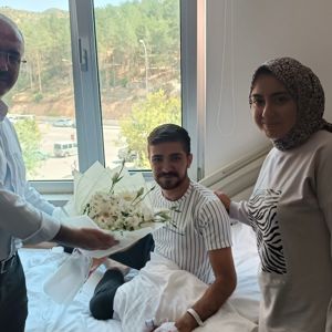 Terörle Mücadele Gazisi ve Mesai Arkadaşımız Bülent Mesci’ye Ziyaret - fotoğraf 1
