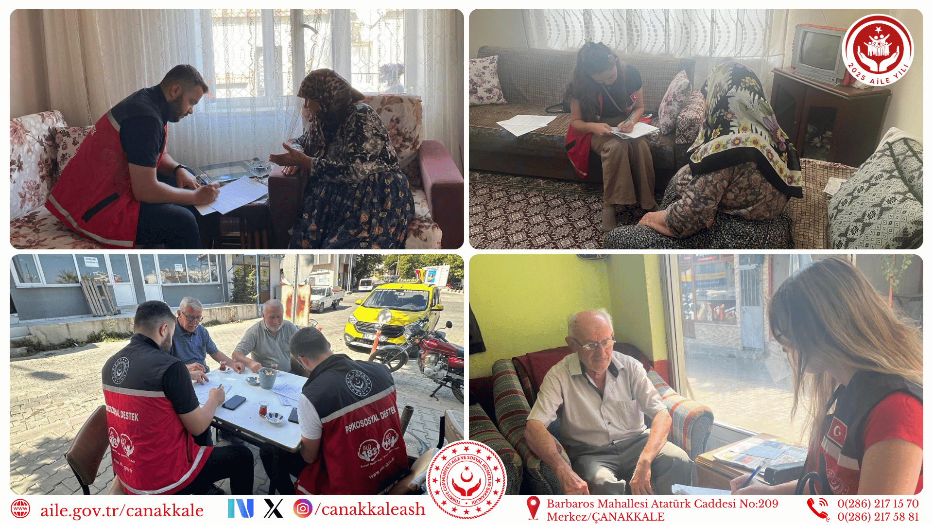 Lâpseki’de Büyüklerimizle Yaşlılık Saha Çalışması Gerçekleştirildi