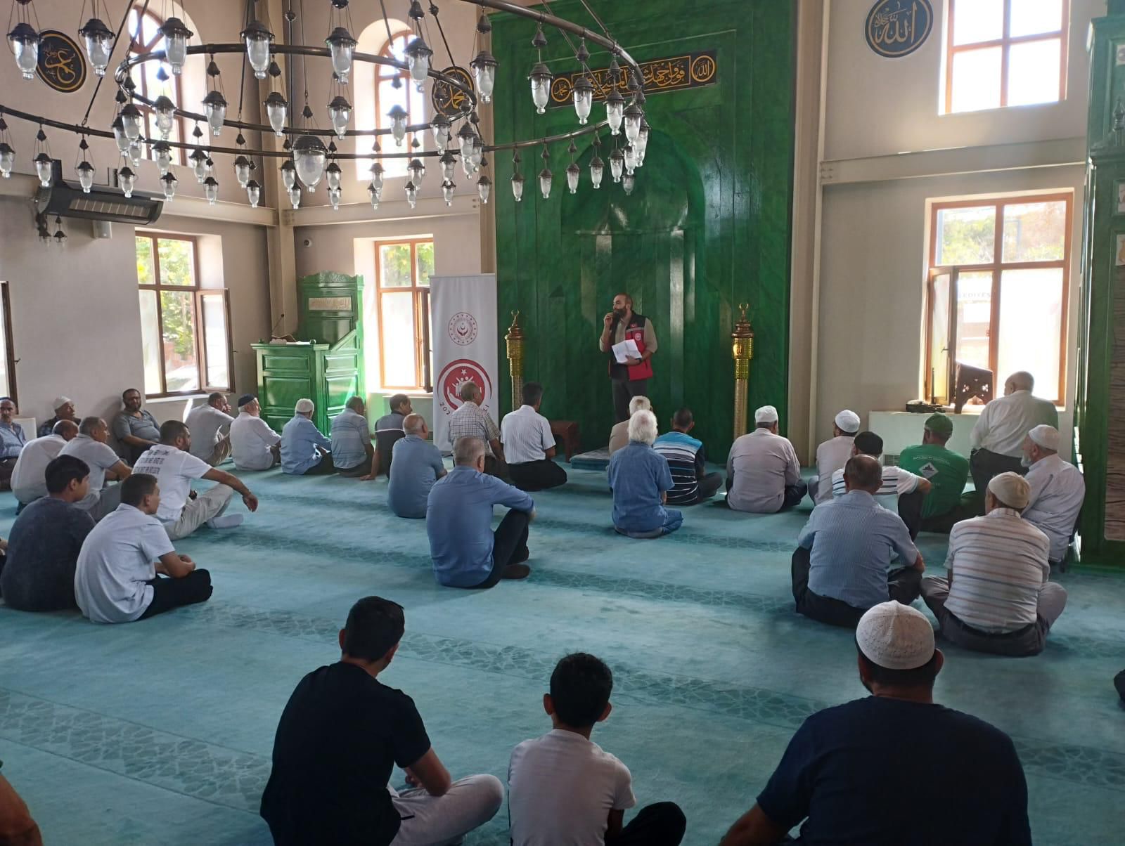 Sosyal Hizmet Merkezlerimiz Tarafından İlimiz Genelindeki Camilerde Cuma Namazı Öncesi Koruyucu ve Önleyici Hizmetlerimiz Kapsamında Farkındalık Eğitimlerimiz Devam Ediyor