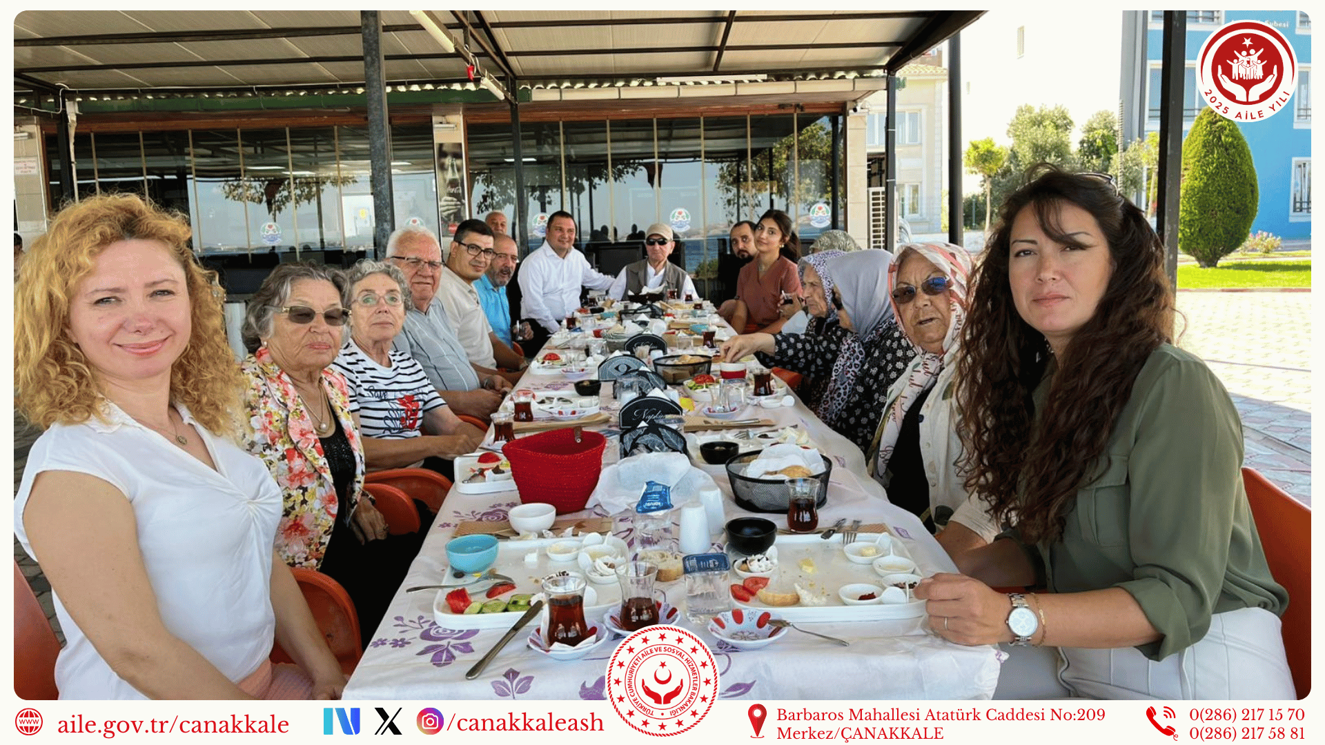 🌿Çanakkale Huzurevi Sakinleriyle Lapseki’de Kahvaltı Programı 🌿