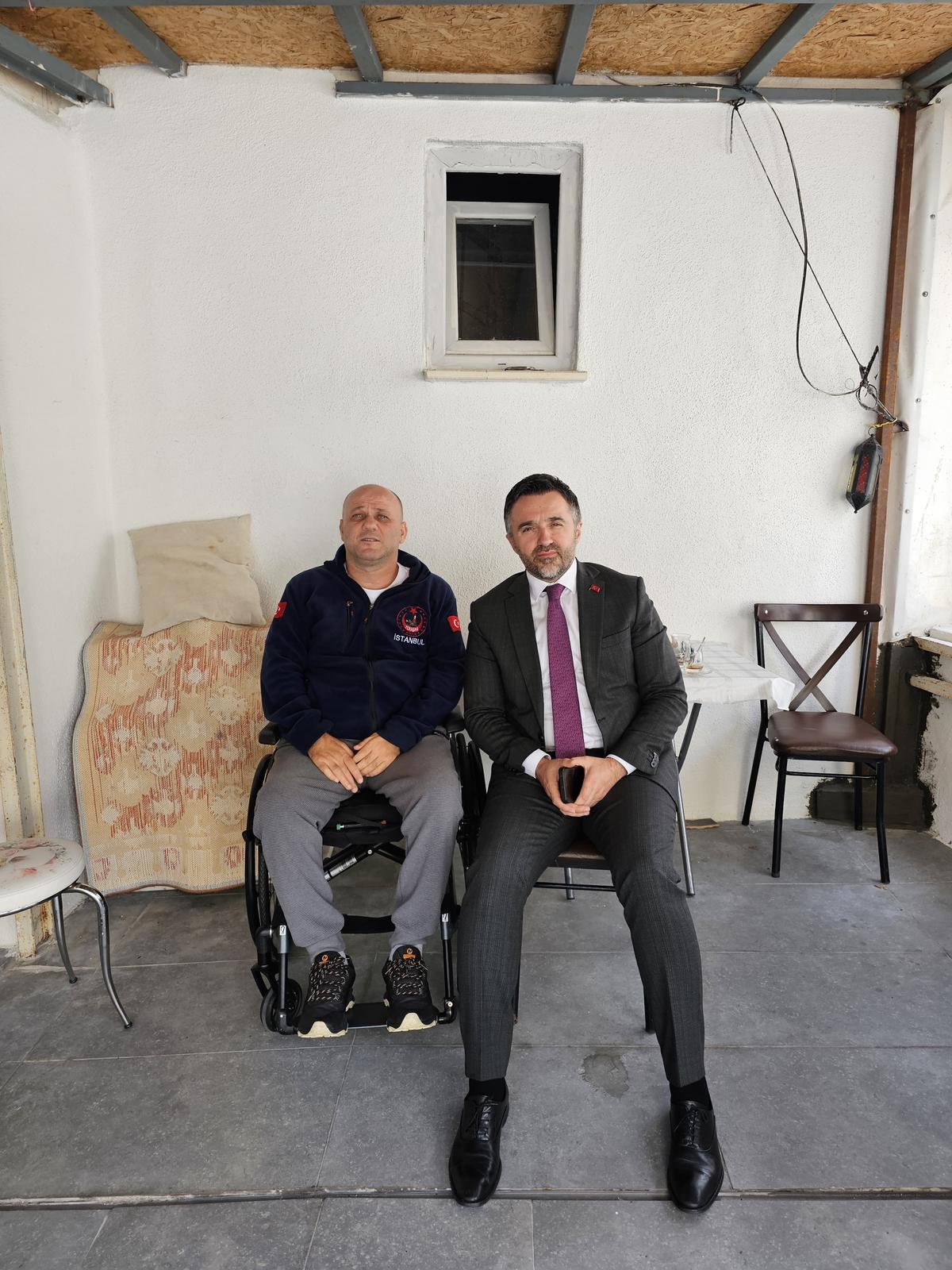 TSK Gazilerimizden Tufan DURAK, İl Müdürümüz Sn. Ömer TURAN Tarafından Ziyaret Edilmiştir