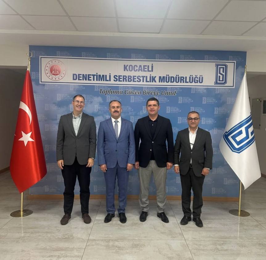 Yeni Göreve Başlayan Denetimli Serbestlik Müdürü Bekir Türkmen’e Ziyaret