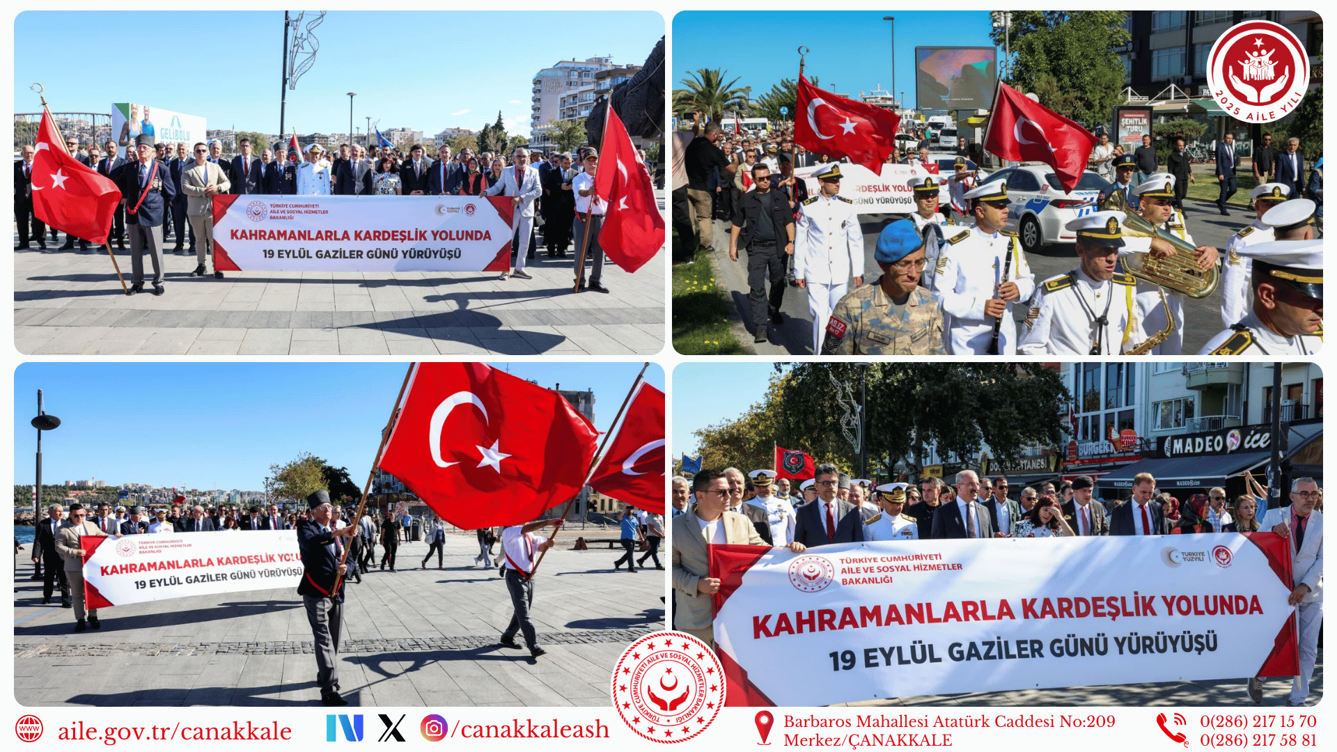 🇹🇷 Kahramanlarla Kardeşlik Yolunda: 19 Eylül Gaziler Günü Yürüyüşü 🇹🇷