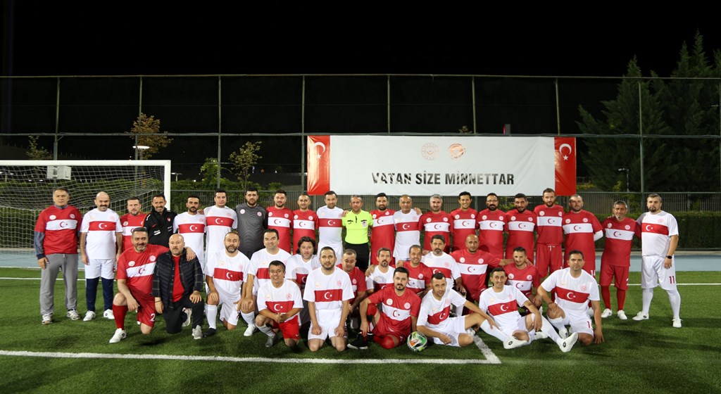 19 Eylül Gaziler Günü dolayısıyla futbol müsabakası düzenlendi