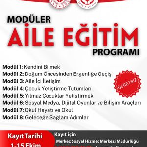 Modüler Aile Eğitimi Programı - fotoğraf 1