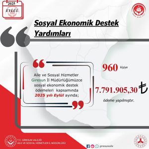 Giresun Aile ve Sosyal Hizmetler İl Müdürlüğü Olarak Bakanlığımız Hizmetlerinin Eylül Ayı İlimizdeki Verileri - fotoğraf 3