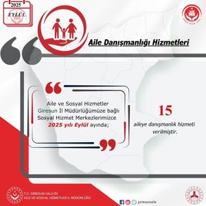 Giresun Aile ve Sosyal Hizmetler İl Müdürlüğü Olarak Bakanlığımız Hizmetlerinin Eylül Ayı İlimizdeki Verileri - fotoğraf 8