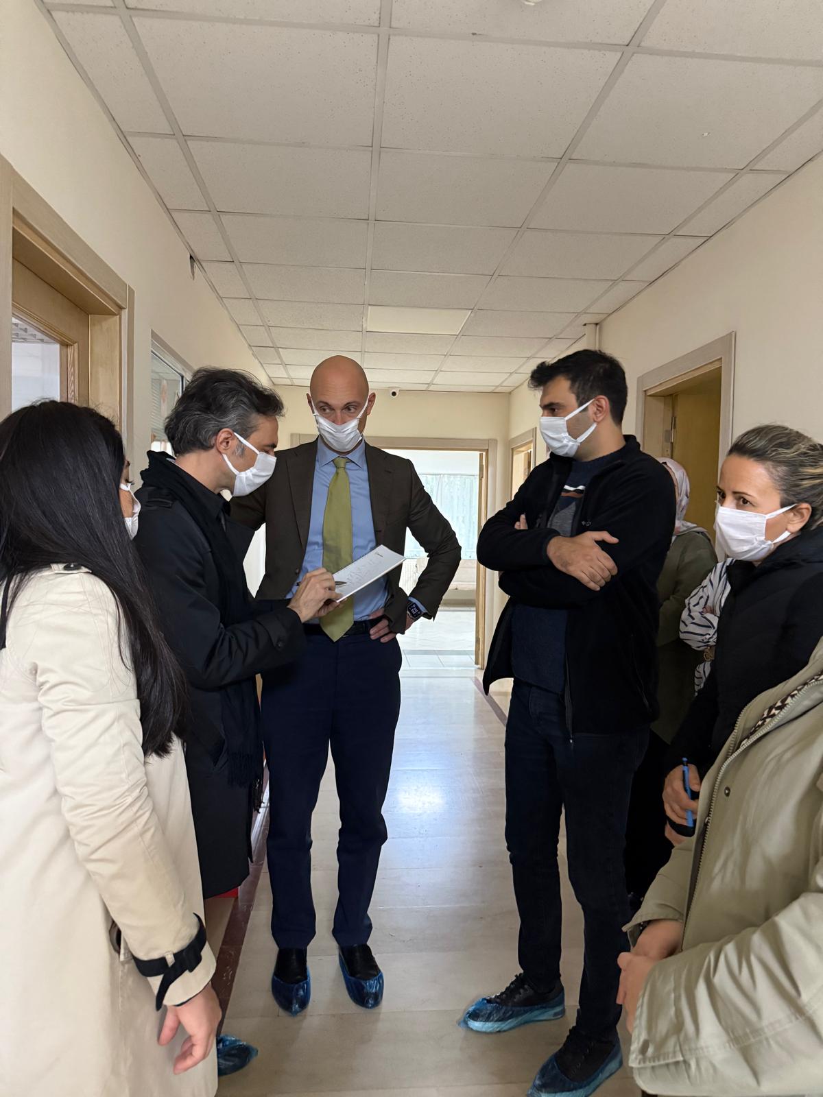 UNICEF Türkiye Temsilcisi Paolo Marchi, Şeyh Zayed Çocuk Evleri Sitesi’ni Ziyaret Etti