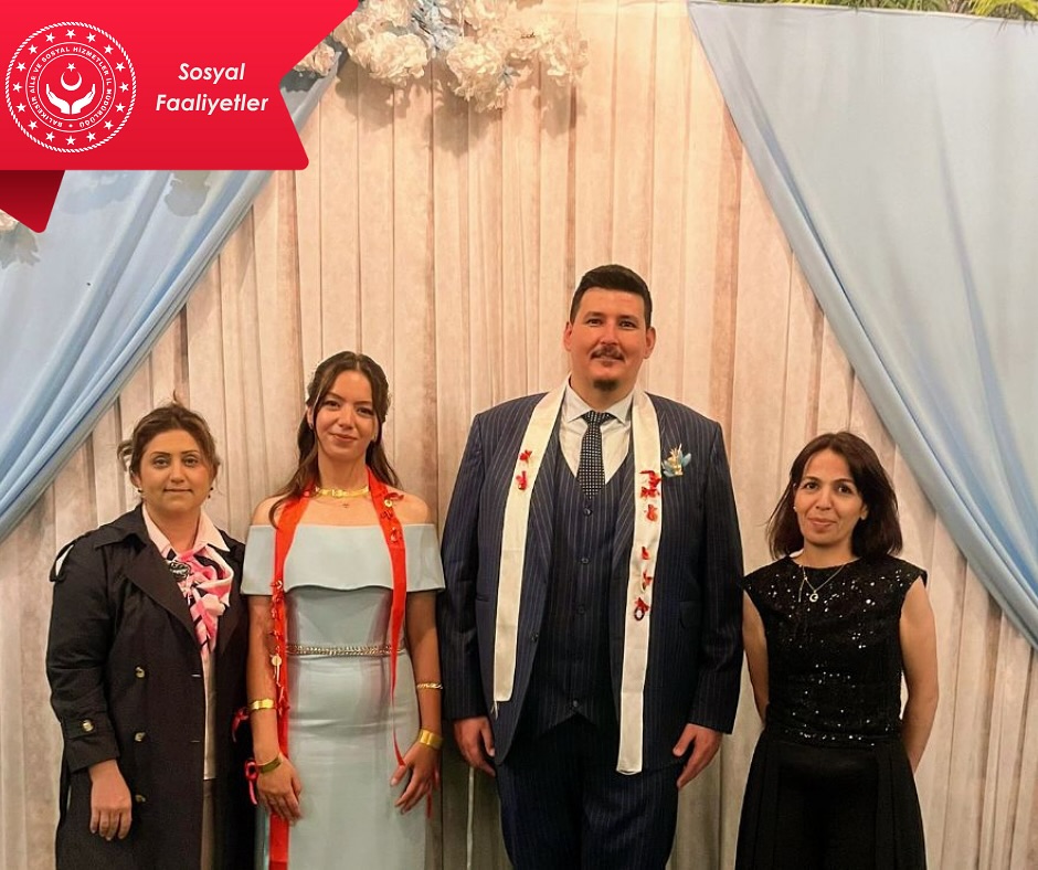 İl Müdürümüz Sayın Emine BÖÇKÜN, Çalışma Arkadaşımızın Nişan Merasimine Katıldı