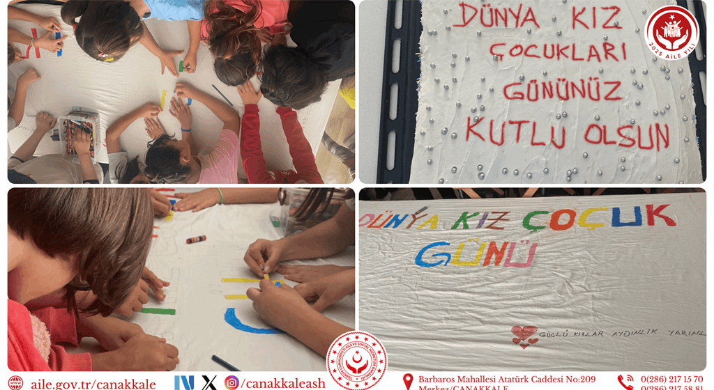 Dünya Kız Çocukları Günü’nü Sevgiyle Kutladık