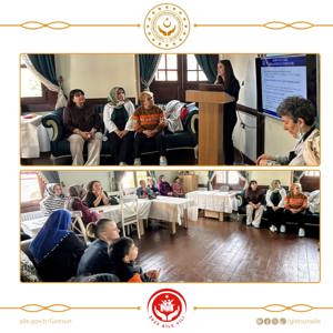 Giresun Aile ve Sosyal Hizmetler İl Müdürlüğü Koruyucu Aile Birimi, Giresun Merkez Aile Destek ve Eğitim Merkezi’nde bir bilgilendirme etkinliği gerçekleştirdi. - fotoğraf 1