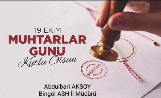 Demokrasimizin güvencesi, mahallelerimizin emektarları tüm muhtarlarımızın #MuhtarlarGünü kutlu olsun.    