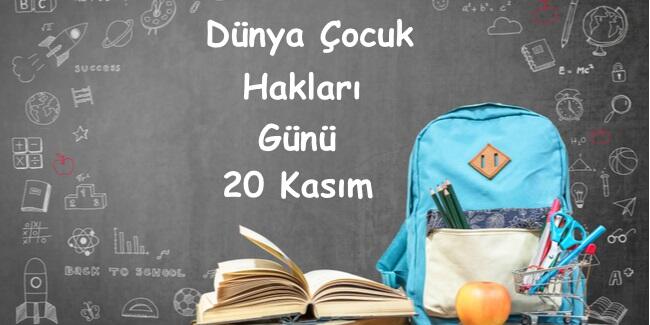 Il Mudurumuz Veysel TOPKAYA 'nin 20 Kasim ''Dunya Cocuk Haklari Gunu'' Mesaji