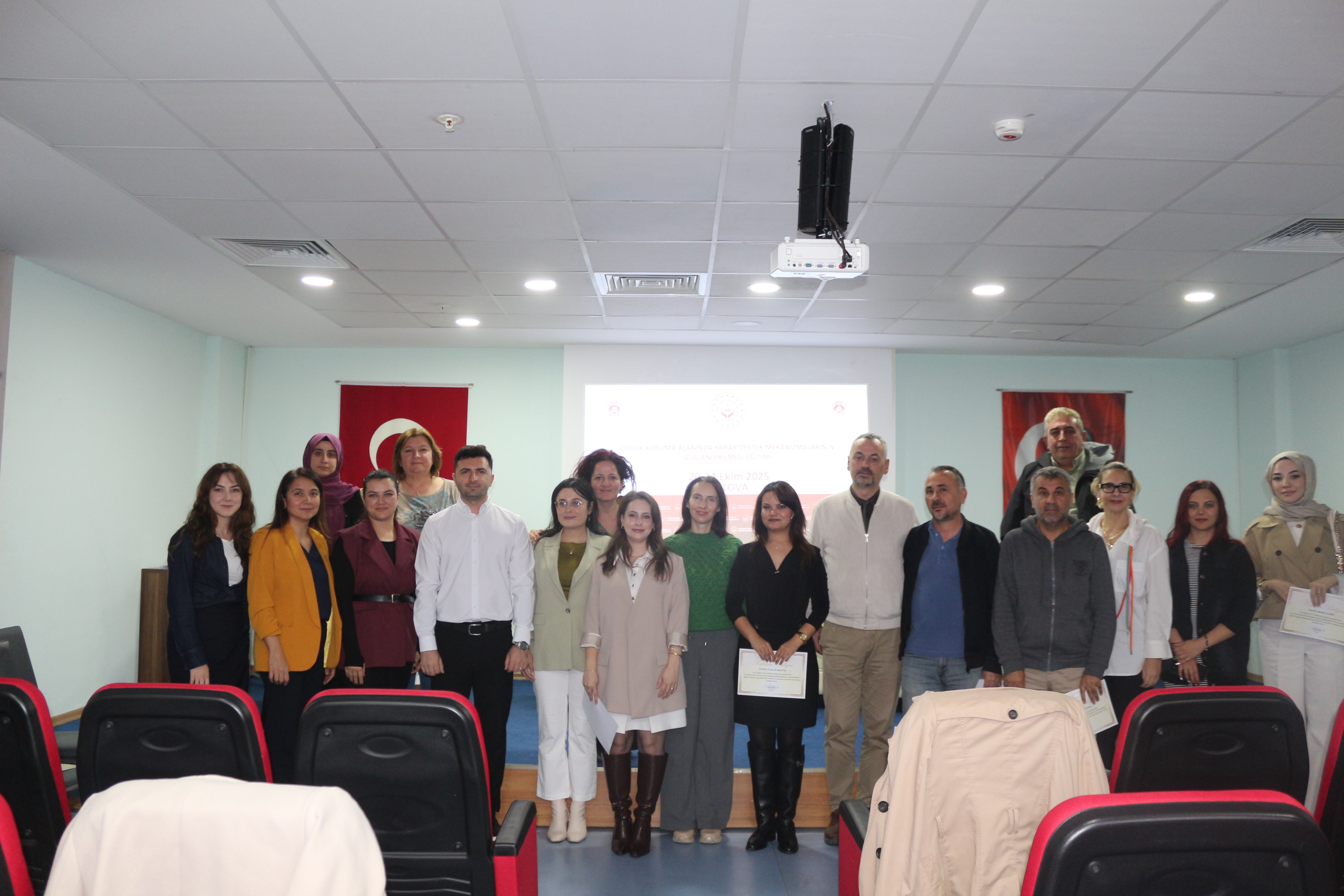 Koruma Hizmetlerinde Karar Destek Projesi Kapsamında Mesleki Personele Eğitim Verildi